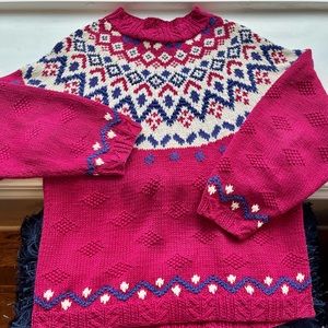 VTG Izod Chunky Hand Knitted Sweater